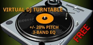 Virtual DJ Turntable