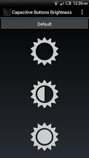 Capacitive Buttons Brightness Screenshot 