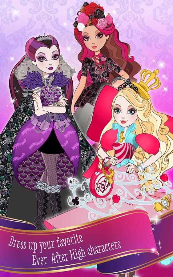 Ever After High Charmed Style app screenshot 1